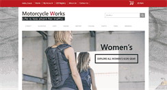 Desktop Screenshot of motorcycleworks.com